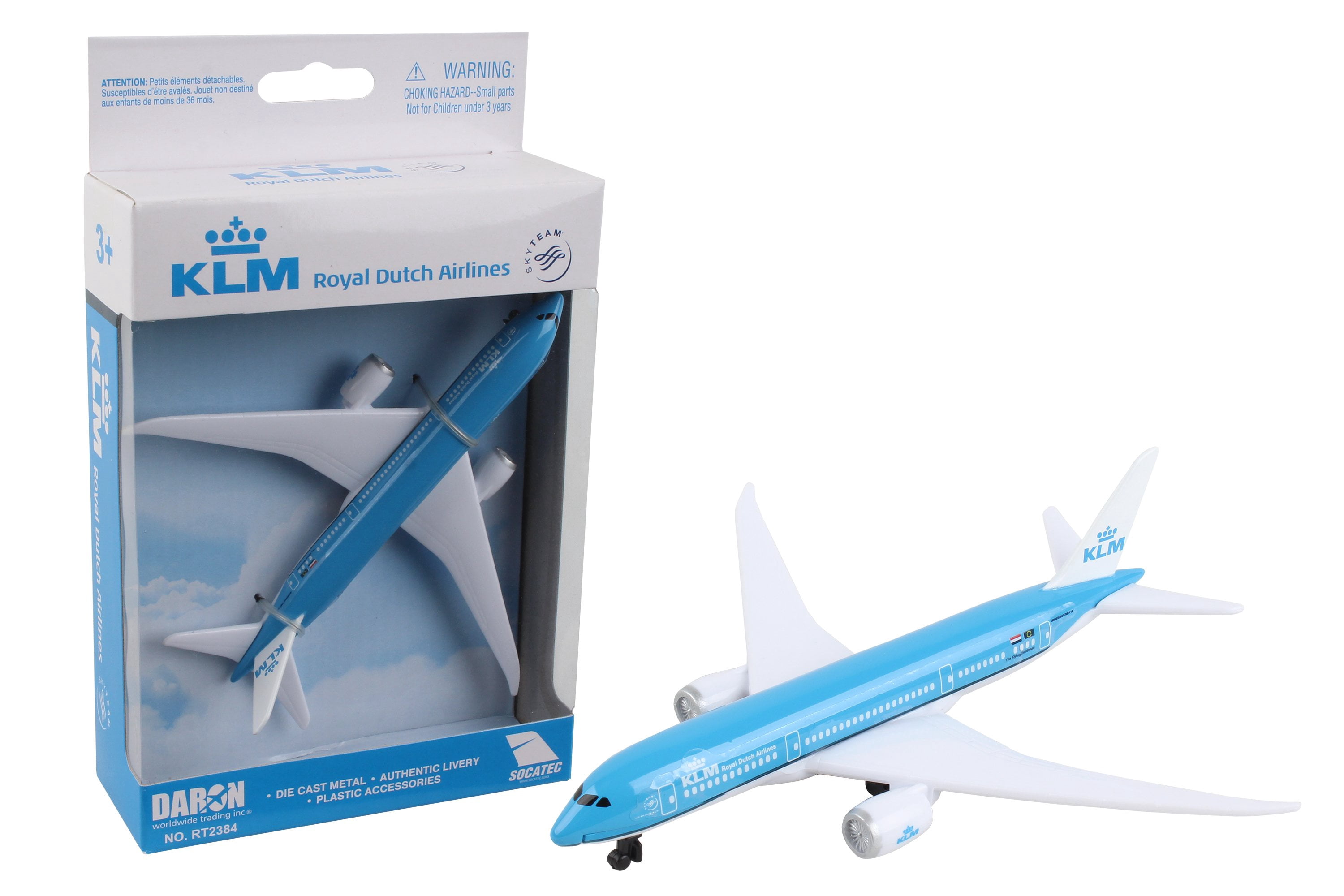 Daron Planes KLM 787 Single Plane RT2384 – Die-Cast Toy Airplane