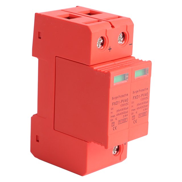 Voltage Surge Arrester Device, Rail Mounted DC Photovoltaic Protector Plastic Housing for Instrumentation