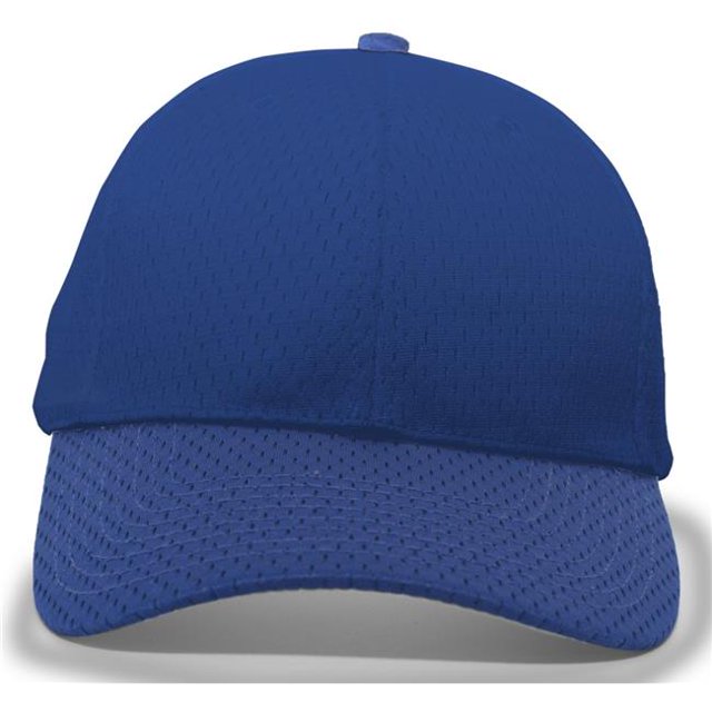 Pacific Headwear 805M.060.OS Coolport Mesh Hook & Loop Adjustable Cap, Royal - One Size