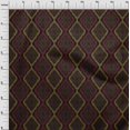 thumbnail image 3 of oneOone Georgette Viscose Fabric Argyle Ikat Print Sewing Fabric BTY 42 Inch Wide, 3 of 4