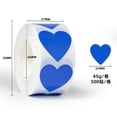 thumbnail image 2 of PEONAVET Valentines Sticker Sticker Decoration Sticker Tape 500 Per Roll, 2 of 2