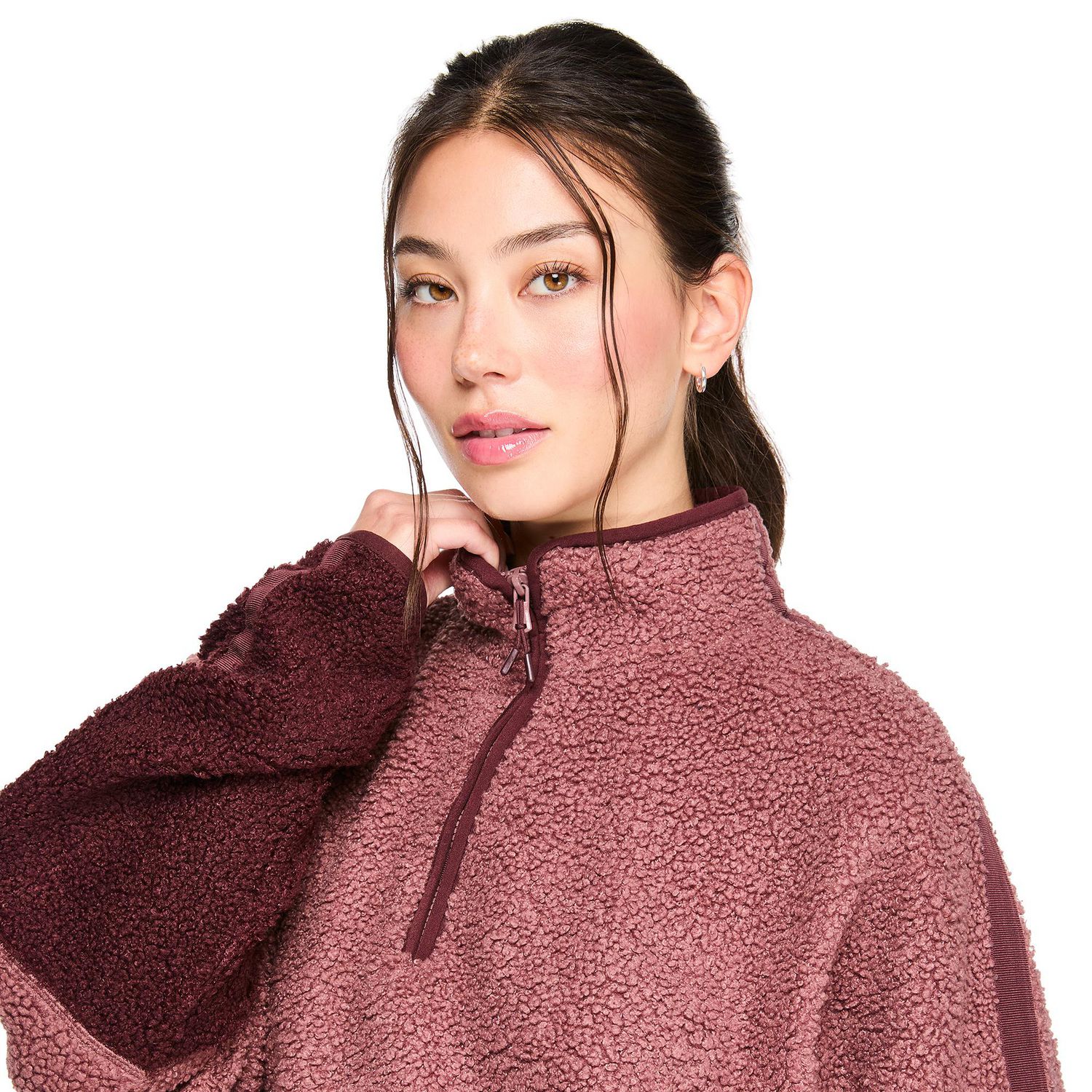 Athletic Works Women's Quarter Zip Pullover
