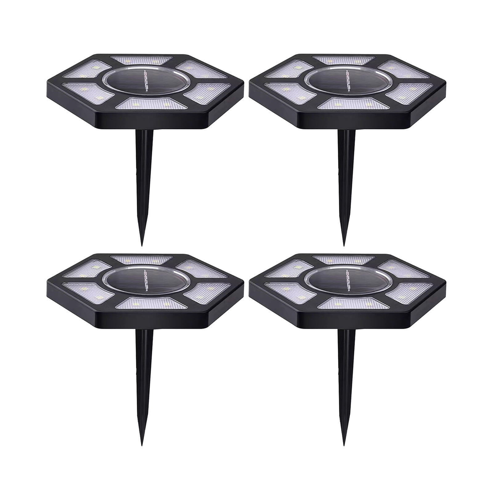 Rbaofujie Camping Lights Ground Lights Outdoor Suit with 12 Led Lights Source Automatic Induction-Outdoor Lights Garden Lights for Pathways Garden Yard Patio Lawns Lighting Decor Lamp Reading Lamp