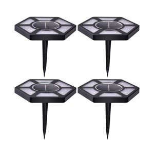 Rbaofujie Luminaires de camping Lumineuses de terrain Costume extérieur avec 12 Lumières LED Source Induction automatique-Feux extérieurs Lumières de jardin pour les sentiers Jardin Yard Patio pelouses lumière Décor Lampe de lecture