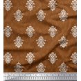thumbnail image 1 of Soimoi Rayon Fabric Filigree Damask Decor Fabric Printed Yard 56 Inch Wide, 1 of 3