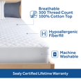 thumbnail image 3 of Sealy Surmatelas de Luxe en Coton, Très Grand, 3 of 4