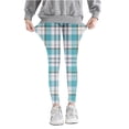 thumbnail image 1 of QIPOPIQ Leggings à Carreaux pour Filles en Liquidation, 1 of 5