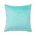 thumbnail image 2 of Housse de Coussin de Siège Couleur Unie Velours Robuste de Rechange Douce Décorative Réutilisable à Fermeture Éclair Housse de Coussin de Sofa Accessoires Bleu 50x50cm, 2 of 9