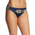 thumbnail image 1 of Maidenform Womens Comfort Devotion Lace Back Tanga, 7, Navy EclipseGold, 1 of 1