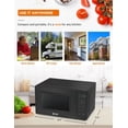thumbnail image 4 of Commercial Chef 0.7 Cu Ft Microwave with 10 Power Levels, 700W Microwave with Digital Display, Countertop Microwave, 4 of 8