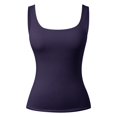 thumbnail image 5 of Women's Sleeveless Layering Tank Top for Everyday Wear Casual Summer Basic Stretch Fit Inner Layering, 5 of 5