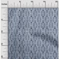 thumbnail image 2 of oneOone Rayon Dusty Blue Fabric Abstract Sewing Craft Projects Fabric Prints By Yard 56 Inch Wide, 2 of 4