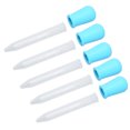 thumbnail image 4 of Compte-gouttes en Silicone Liquide Compte-Gouttes Calibrées 5 Pcs Compte-Gouttes Liquide Bijoux en Silicone Bricolage Compte-Gouttes Pipettes de Transfert pour Résine Époxy Laboratoire Expérience Bleu, 4 of 8