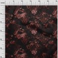 thumbnail image 3 of oneOone Velvet Maroon Fabric Damask Craft Projects Decor Fabric Printed By The Yard 58 Inch Wide, 3 of 4