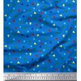 thumbnail image 1 of Soimoi Cotton Poplin Fabric Dot & Triangle Geometric Fabric Prints by Yard 42 Inch Wide, 1 of 3