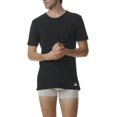 thumbnail image 2 of adidas Men T-Shirt, 2-pack - Crew Neck Shirt, Active Flex Cotton, solid colour Black XL (X-Large), 2 of 5