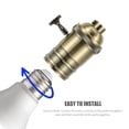 thumbnail image 3 of KAKOWELY 1Pcs Compact Synthetic Material Vintage Pendant Lighting for Kitchen Dining Room Living Room, 3 of 7
