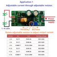 thumbnail image 4 of Module de Pilote LED LD48AJTA, 72W DC 6-50V 1-3A Carte de Pilote LED Régulateur de Pilote LED Transformateur de Puissance Tension Constante et Convertisseur de Courant, 4 of 7