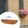 thumbnail image 4 of 2x Trough Shaped Coco Liners for Garden Inserts Replacement Liner Flow, 4 of 7