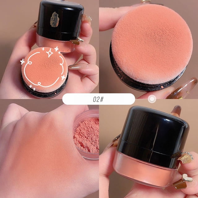 WIFKLSIIPG Vital Powder Skin Friendly and Soft Color Air Cushion Powder Blusher Even Complexion Rouge Powder Powder Blusher Powder