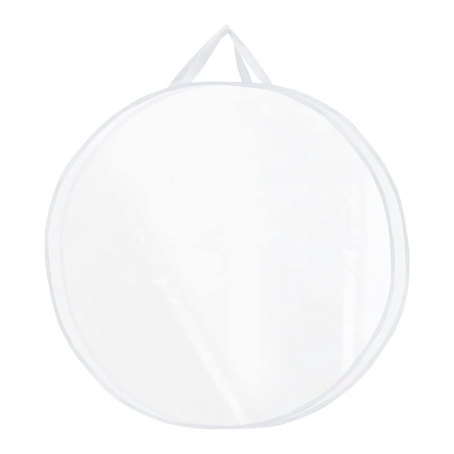 Penkiiy Christmas Wreath Storage Bags PVC Wreath Bags Clear Xmas Wreath Storage Bag Wreath Storage Container