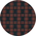 thumbnail image 1 of Ahgly Company Tapis Rond Lavable en Machine Intérieur Transitionnel Rouge Nuit, 5 Pieds Rond, 1 of 7