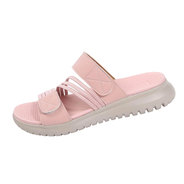 RXMEKW Sandales à Talon Compensé à Enfiler pour Femmes avec Brides Ajustables et Semelle Coussinée en Vert Pâle