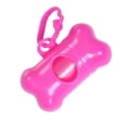 thumbnail image 1 of Bone Shape Pet Pick Up Poop Bag Dispenser Portable Dog Poop Waste Bag Holder Outdoor Garbage Bags Organizers, 1 of 2
