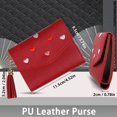 thumbnail image 2 of Youkk Elegant Women S Purse With Multiple Card Slots Exquisite Craft Hand Wallet Tassel Good Hand Feeling Red 1Set, 2 of 6