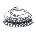 thumbnail image 1 of 1.8m clothesline with clip, retractable windproof clothesline NEW O3Y2, 1 of 8