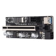 thumbnail image 1 of Mining Riser Card, Wide Compatibility PCI E Adapter Card Temperature Display With  Cable USB Adapter Cable For AIT Coin Mining, 1 of 8