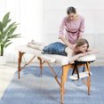 thumbnail image 2 of Costway Table de Massage Portable 84 Pieds'L Réglable Lit de Spa Facial Tatouage avec Étui de Transport Blanc, 2 of 10