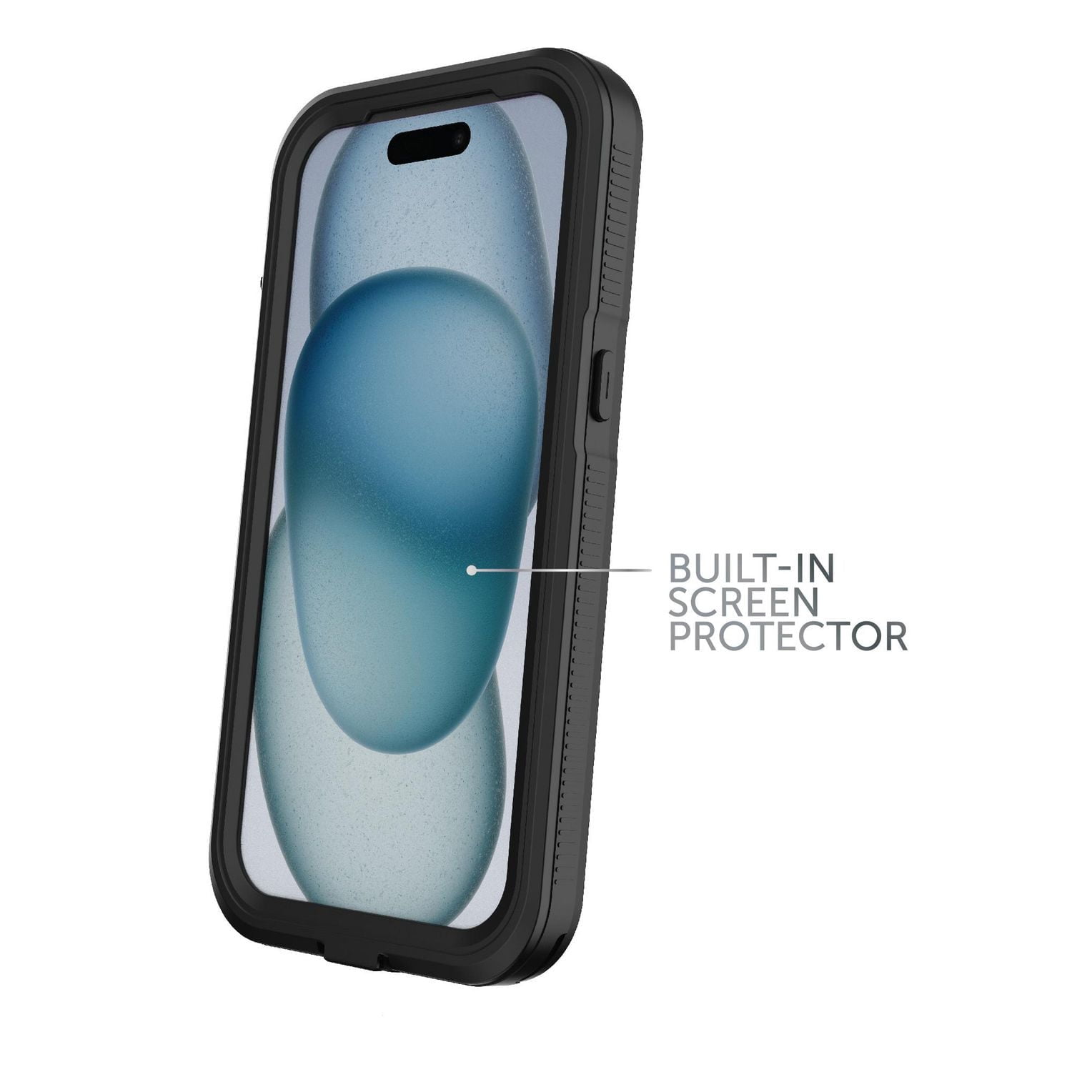 Coque étanche Body Glove Tidal pour iPhone 15 - Noir/Transparent