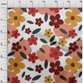 thumbnail image 3 of oneOone Cotton Poplin Brown Fabric Floral Sewing Craft Projects Fabric Prints By Yard 42 Inch Wide, 3 of 4