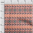thumbnail image 1 of oneOone Cotton Poplin Fabric Floral Block Printed Craft Fabric BTY 42 Inch Wide, 1 of 4