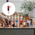 thumbnail image 4 of 1:64 Hand Painted Model People Figure Diorama Scenery 1/64 ho Hostess Red, 4 of 9