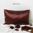 thumbnail image 2 of Luxury Pure Mulberry Silk Pillowcase 32 Momme Drape Collection Neutrals, 2 of 8