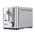 thumbnail image 1 of Toastmaster 2-Slice Toaster, Stainless Steel with Lever and Dial Controls, Extra Wide Slots, 900W – OPEN BOX – Tested & Guaranteed, 1 of 8