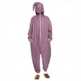 thumbnail image 1 of Hauts à Manches Longues pour Femmes, Combinaison à Capuche Unie pour la Maison, Mode Décontractée S-Xxxxxl, 1 of 9
