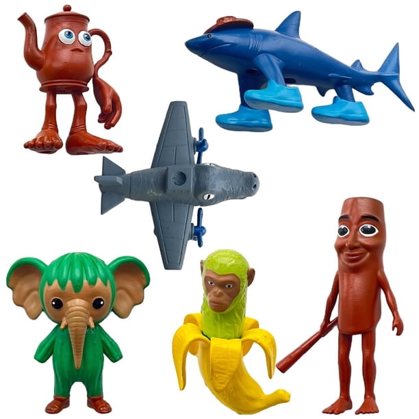 JYNVO 8 Packed Tung Tung Tung Sahur Figures, Italy Brainrot Figuren Set, Tralalero Tralala Figurines d'action, pour aux Joueurs et aux Enfants de 6 Ans et Plus