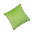 thumbnail image 1 of Housse de Coussin de Siège Couleur Unie en Velours de Rechange Douce Housse Décorative Réutilisable à Fermeture Éclair Accessoires pour Taie d'Oreiller de Sofa Vert Clair 45x45 cm, 1 of 9