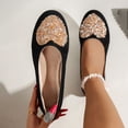 thumbnail image 2 of Wensltd Chaussures Décontractées de Mode à Bouche Peu Profonde pour Femmes, Couleur Unie, Bout Rond, Ballerines pour Femmes, Printemps Automne, 2 of 7