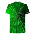 thumbnail image 5 of Meichang T-Shirt pour Homme Grande Taille, Coupe Ajustée, Muscle, Stylé, Amusant, à Rayures, Imprimé 3D, T-Shirt Décontracté à Col Rond, Chandail à Enfiler, Hauts Coupe Ample, Manches Courtes, Chandails Légers et Doux, Entraînement Sport, T-Shirts Tee, M-5TG, 5 of 5