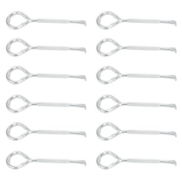Can Opener, 3 Flat Design 24Pcs Paint Bottle Opener M10 Steel Port Elbow Design for Beer Cans for Decorator for Construction Site for Paint Barrels
