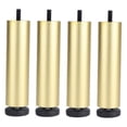 thumbnail image 1 of 4xFurniture Coffee Table Sofa Bed Couch Dresser Refrigerator Legs Furniture Part Golden 25cm, 1 of 7