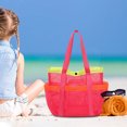 thumbnail image 4 of JWshufel Large Capacity Portable Swimming Bag with Multi Pocket Storage for Beach Swimming Pool Vacation Travel Long Lasting Polyester Mesh Design Easy to Fold and Carry, 4 of 5