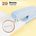 thumbnail image 3 of Stapler, Office Stapler, Small Staplers for Desk, Blue, 3 of 7