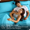 thumbnail image 4 of Bare Home Pillowcase Set - Premium 1800 Collection - Double Brushed - Ultra Soft - Standard Size, Aqua, 2 Count, 4 of 7