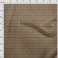 thumbnail image 3 of oneOone Georgette Viscose Tissu Stripefeuilles & Imprimé Floral 1 Yard 42 Inch Wide, 3 of 4