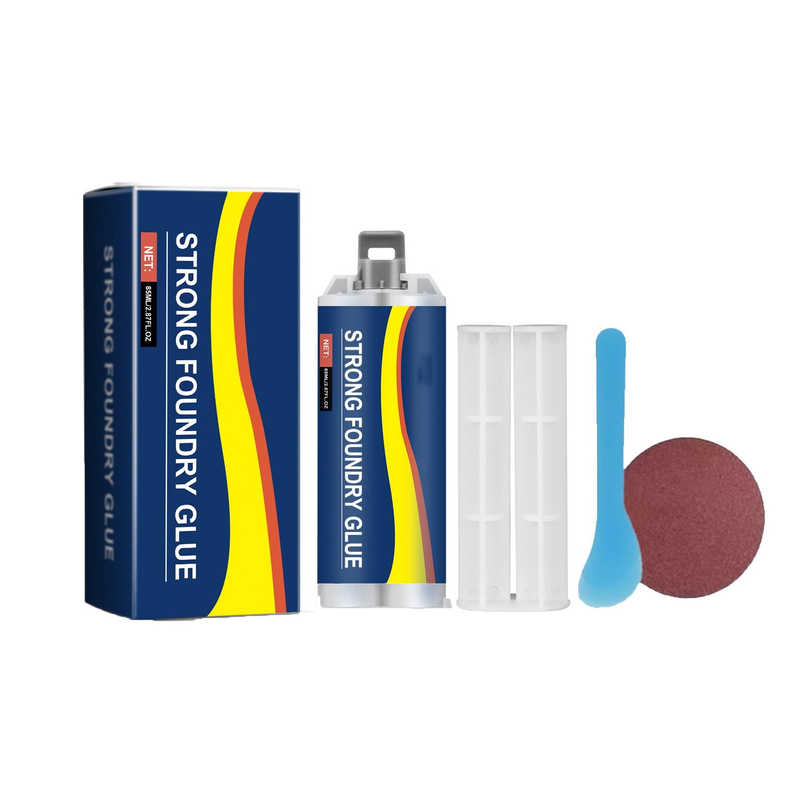 Époxy Métallique le Plus Puissant Tout Usage pour Métal Colle Tout Usage Colle de Coulée pour Métal Pâte Métallique Colle de Soudage pour Réparer Tout pour Ongles Colle en Vrac Colle pour Résine Colle pour Montre Bâton de Colle 3d Ruban Animal Mousse